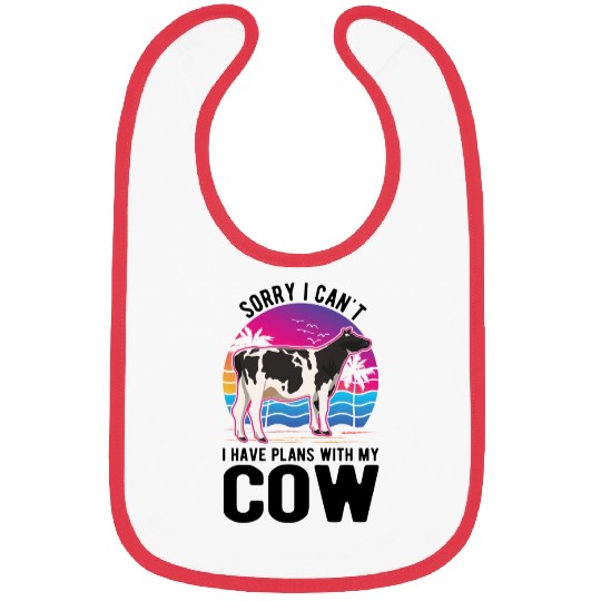 Cow Cattle Breeder Land, Farmer Cows Bibs
