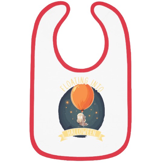 Balloon Halloween Trick Or Treat Spooky Boo Ghost Bibs