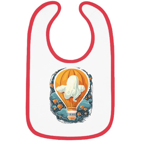 Balloon Halloween Trick Or Treat Spooky Boo Ghost Bibs