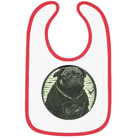 Tough Pug Circle Bibs