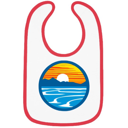 Sunset Graphic Bibs design