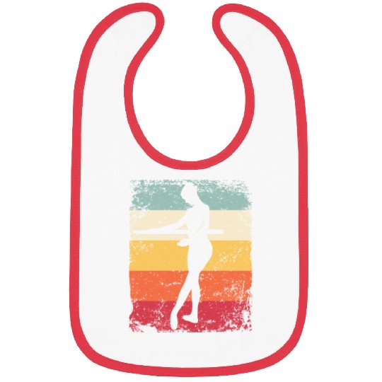 Ballet Dancer Vintage Woman Ballerina Bibs