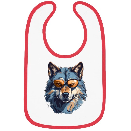 Street Style Gray Wolf | Wolf Lovers Bibs