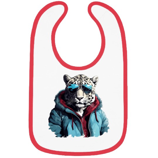 Street Style Snow Leopard | Leopard Lovers Bibs