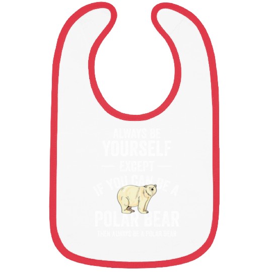 Be A Polar Bear Polar Bear Zookeeper Animal Bibs