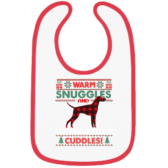 Weimaraner Dog Pajama Ugly Bibs