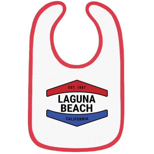 Fun Laguna Beach Ca Nautical Novelty Bibs