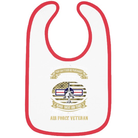 F105 Air Force Veteran Bibs
