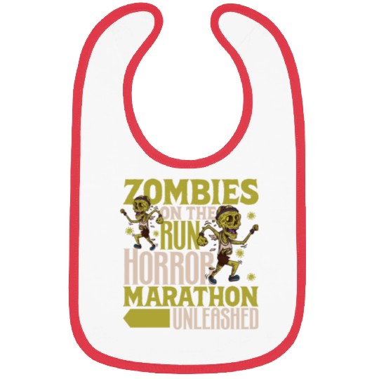 Horror Zombie Runner Half Marathon Running Jogging Bibs