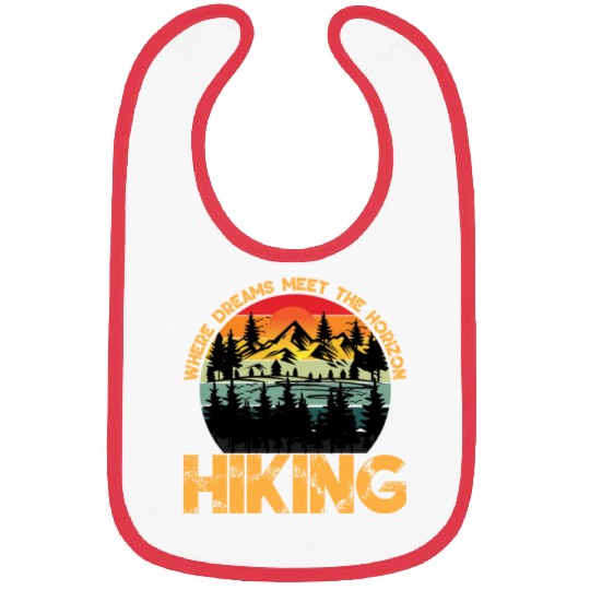 Where Dreams Meet The Horizon Hiking Summer Design Bibs