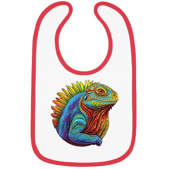 Luminous Lizard Bibs