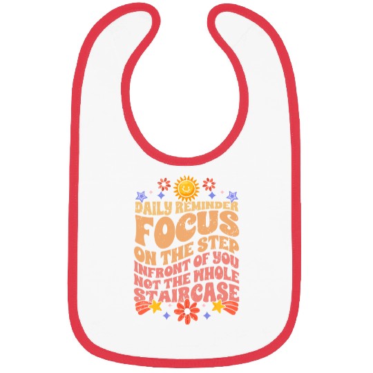 Groovy Daily Reminder Positive Affirmation Bibs