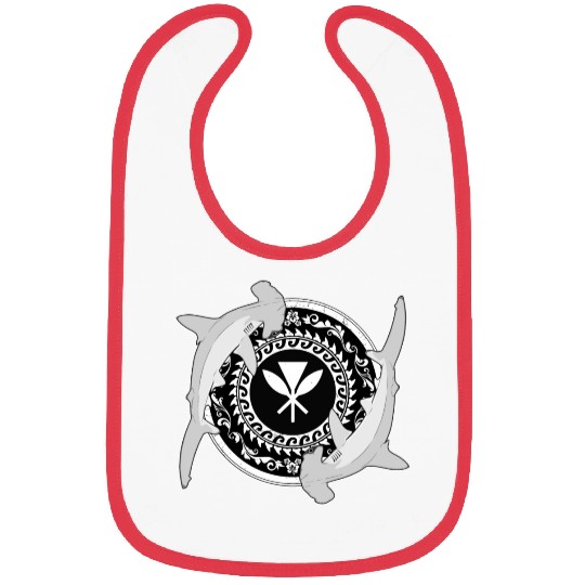 Kanaka Maoli Hammerhead Shark Bibs