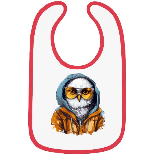 Street Style Snow Owl | Owl Lovers Bibs