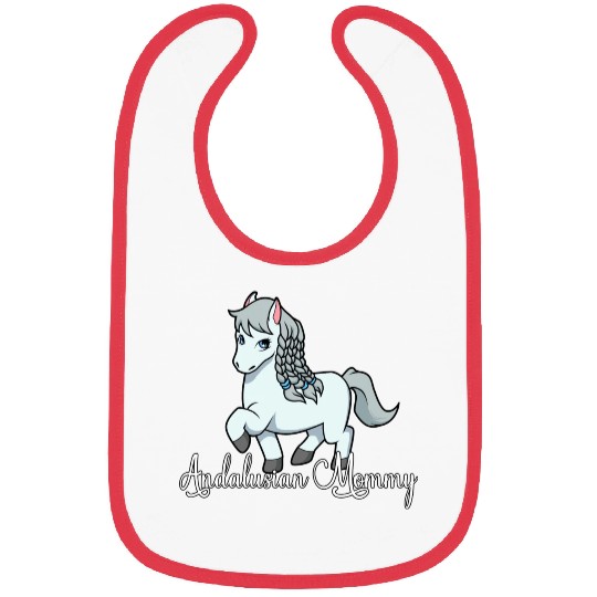 Horse Lover Andalusian Mommy Bibs