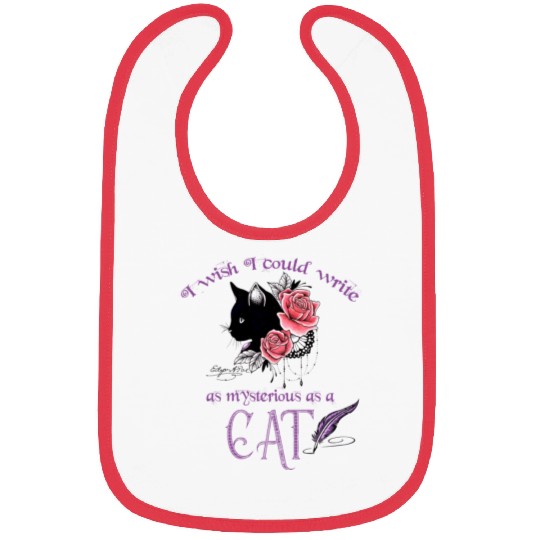 Mysterious Cat Edgar Allan Poe Bibs