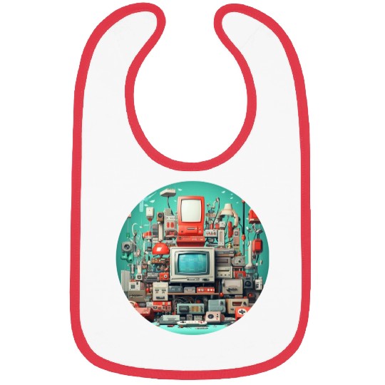 Retro Gaming Magic: Unleash the 8-Bit Nostalgia! Bibs