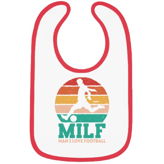 MILF Man i love Football / Soccer Bibs