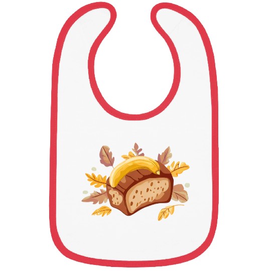 Autumn banana bread treat Bibs