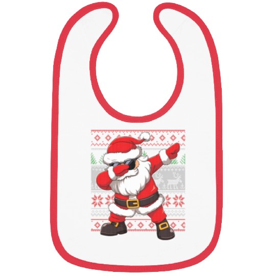 Dabbing Santa Funn Ugly Bibs