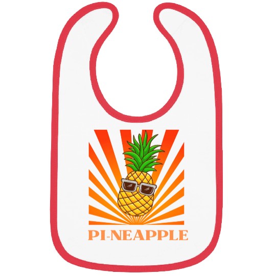 Pi Day Pineapple Bibs