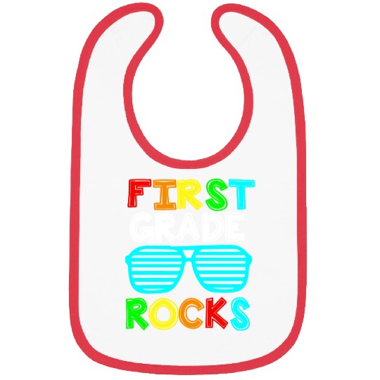 First Grade Rocks Back To School Bibs