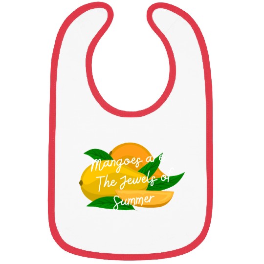 Mangoes Are The Jewel Of Summer Bibs