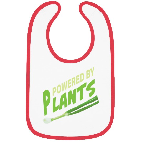 Powered By Plants Vegan Vegetarian Plant Based Bibs