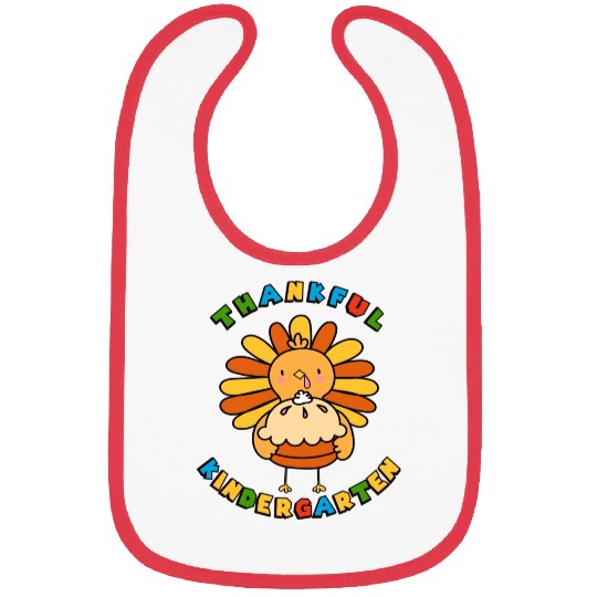 Kindergarten Thanksgiving Thankful Turkey Teacher Bibs