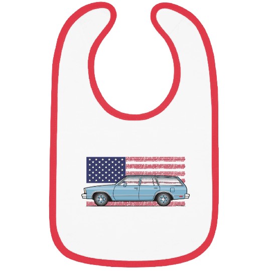 Usa Light Blue Bibs