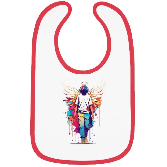 Angel with no face Bibs