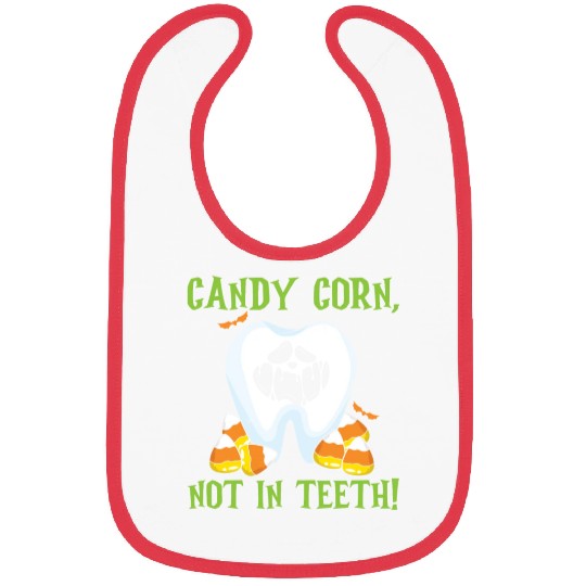Candy Corn, Not in Teeth! Bibs