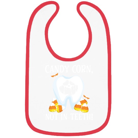 Candy Corn, Not in Teeth! Bibs