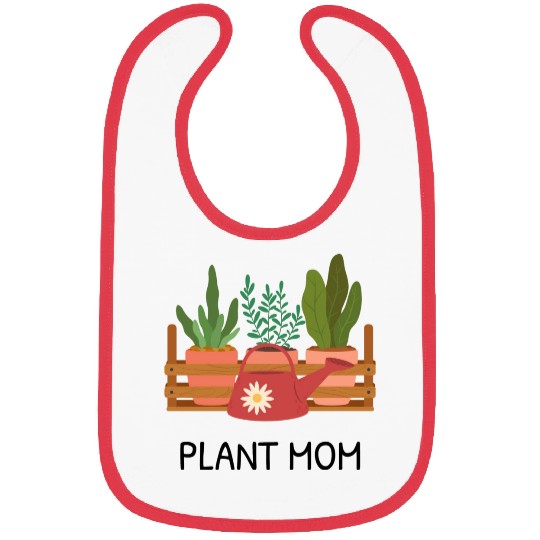 Pot Plant Mom Bibs