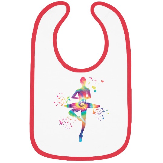 Ballet Dancer Colorsplash Ballerina Bibs
