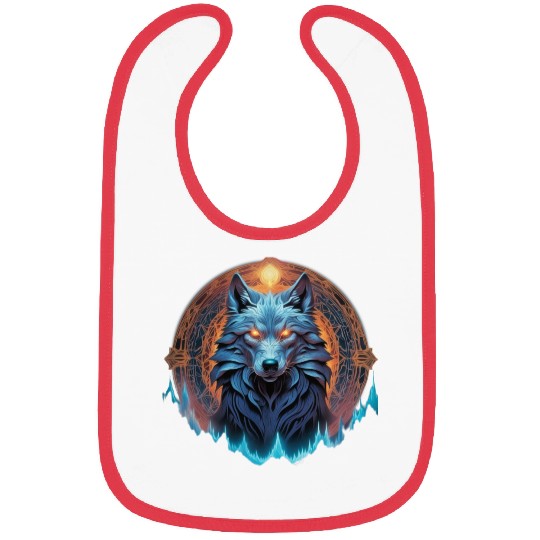 Alpha Galactic Mystical Wolf Bibs