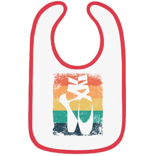 Ballet Shoes Vintage Woman Ballerina Bibs
