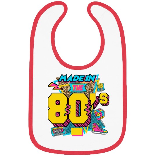 made in 80s Bibs