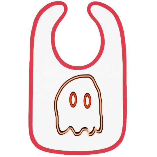 Orange neon ghost Bibs