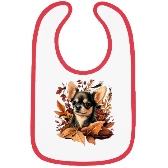 Chihuahua | Thanksgiving Day Farmer Food Autumn Bibs
