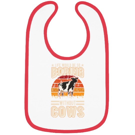 Cow Cattle Breeder Land, Farmer Cows Bibs