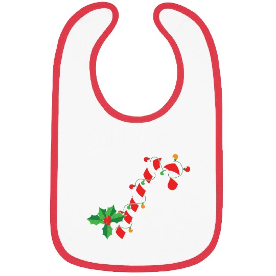 Candy Cane Crew Funny Christmas Lights Xmas Gift Bibs