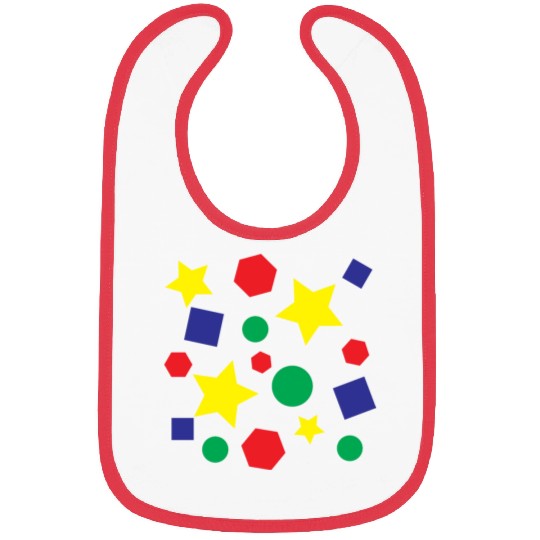 Bibs Includes patterns multi-colored