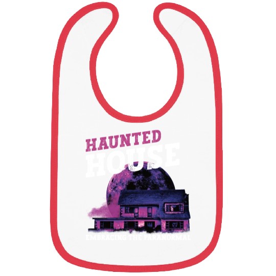 Horror Paranormal Haunted House Spooky Halloween Bibs