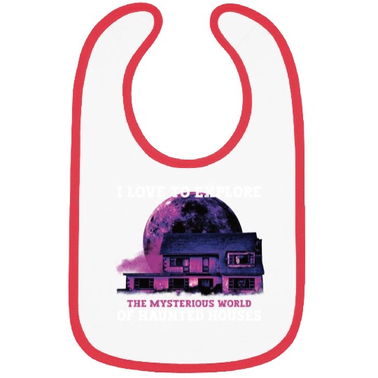 Horror Paranormal Haunted House Spooky Halloween Bibs