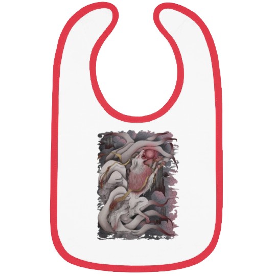 Kitsune Blood Moon Bibs