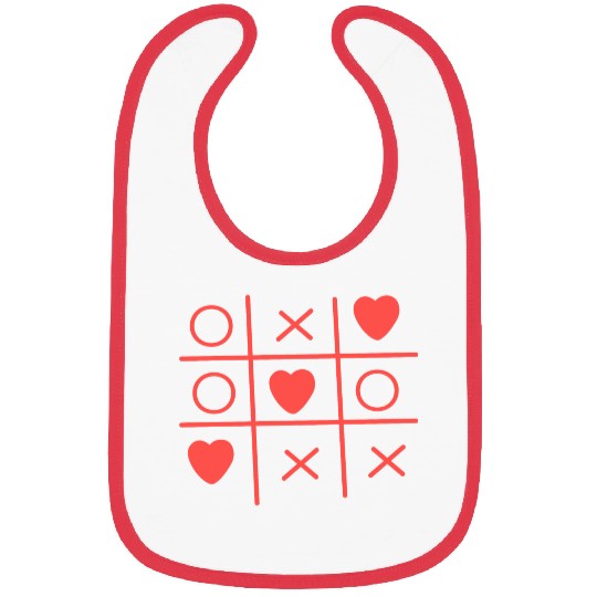 Cool Valentine s Day Criss Cross Heart Bibs