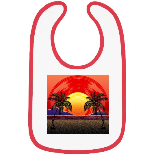 Sunset Vinyl Records Bibs