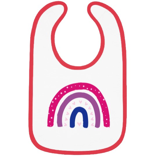 bi rainbow pride bisexual lgbt lgbtq+ csd Bibs