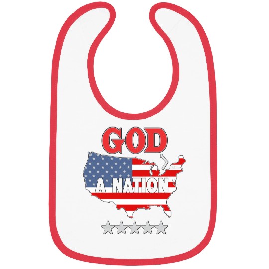 A Nation Under God Bibs